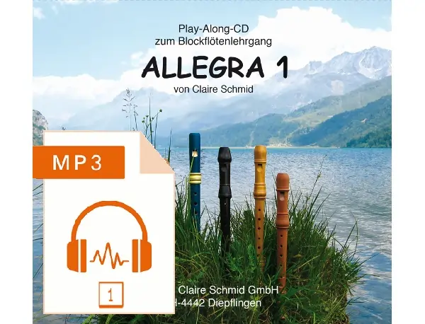 MP3 Teil 1 Download zum Blockflötenlehrgang Allegra 1