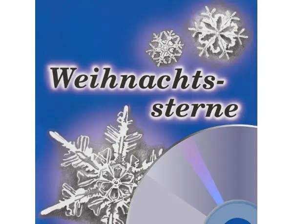 CD zum Weihnachtssterne Heft mit  bekannten Weihnachtsliedern für Blockflöte